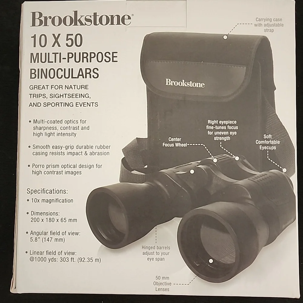 Brookstone Black Multi-Purpose Binoculars